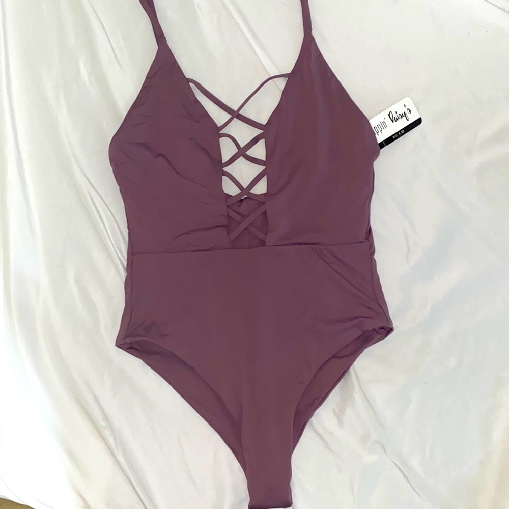 Purple dippin daisy’s one piece  new